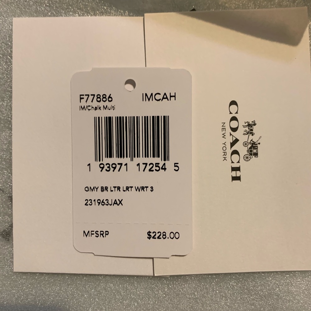 Coach Large Wristlet